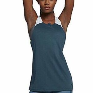 Nike Breathe Women's Dri-Fit Tank Top Blue 862774-425 size small